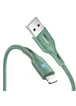 Дата кабель USAMS US-SJ425 U-Bob Series USB to Lightning Smart Power-off Cable (1.2m) Зеленый