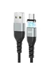 Дата кабель Hoco U96 "Traveller magnetic" MicroUSB (1.2m) Черный
