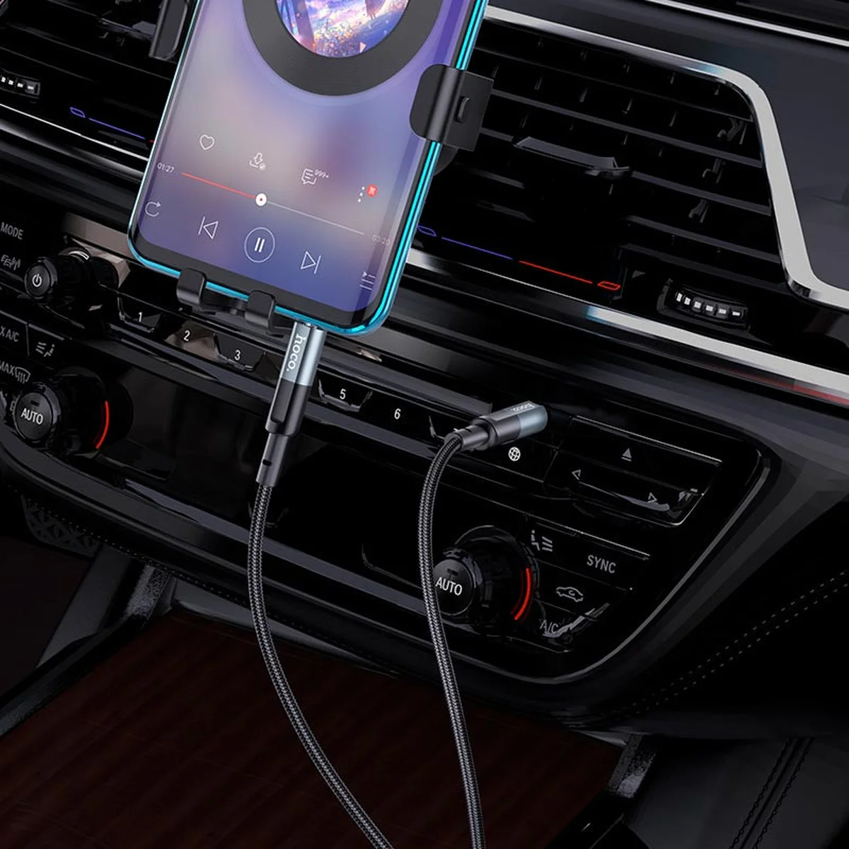 Аудіо кабель Aux Hoco UPA23 (1m)