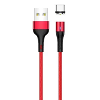 Дата кабель USAMS US-SJ337 U29 Magnetic USB to Type-C (2m) Красный