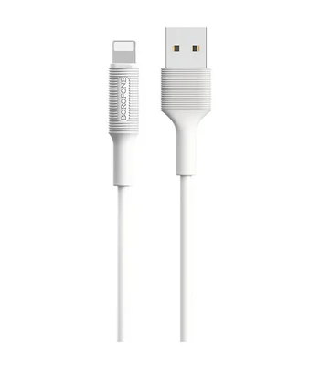 Дата кабель Borofone BX1 EzSync USB to Lightning (1m) Белый