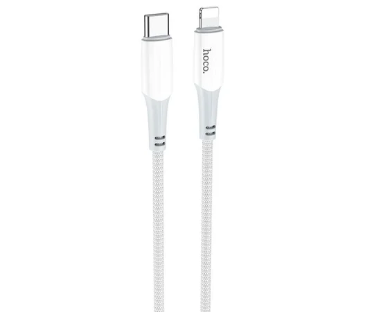 Дата кабель Hoco X70 Ferry PD Type-C to Lightning (1m) Белый