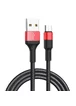 Дата кабель Hoco X26 Xpress Micro USB Cable (1m) Черный / Красный