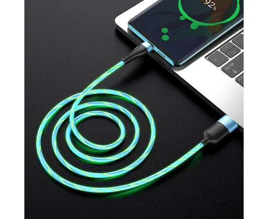 Дата кабель Hoco  U85 "Charming Night" Type-C (1М) Синий