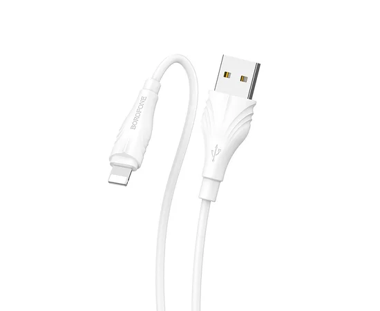 Дата кабель Borofone BX18 Optimal USB to Lightning (2m) Белый