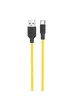 Дата кабель Hoco X21 Plus Silicone Type-C Cable (1m) Black / Yellow