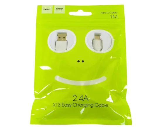 Дата кабель Hoco X13 USB to Type-C (1m) Белый