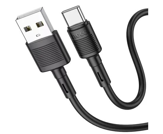 Дата кабель Hoco X83 Victory USB to Type-C (1m) Black