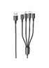 Дата кабель Borofone BX72 USB to 3in1 (1m) Чорний