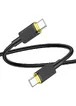 Дата кабель Hoco U109 Type-C to Type-C 100W (1.2m) Black