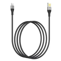 Дата кабель Borofone BU11 Tasteful USB to Lightning (1.2m) Чорний