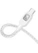 Дата кабель Hoco U124 Stone silicone power-off 60W Type-C to Type-C Gray