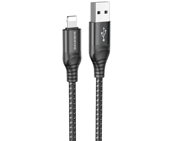 Дата кабель Borofone BX56 Delightful USB to Lightning (1m) Black