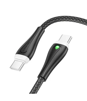 Дата кабель Borofone BX100 Advantage 60W Type-C to Type-C Black