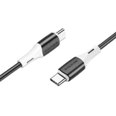 Дата кабель Borofone BX79 Type-C to Type-C 60W (1m) Чорний