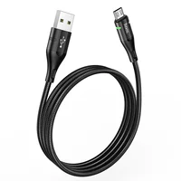 Дата кабель Hoco U93 "Shadow" MicroUSB (1.2 m) Чорний