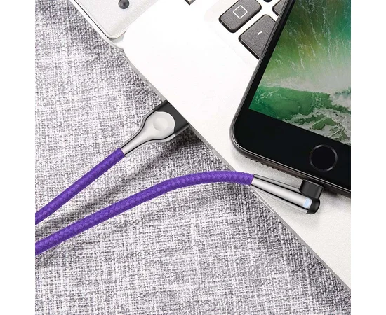 Дата кабель Baseus Sharp-Bird Mobile Game Lightning Cable 2.4A (1m) Фиолетовый