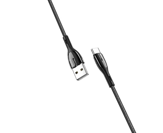 Дата кабель Hoco U89 "Safeness" Type-C (1.2 m) Черный