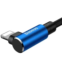 Дата кабель Baseus MVP Elbow Lightning Cable 2.4A (1m) (CALMVP) blue