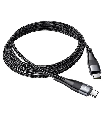 Дата кабель Hoco U99 "Vortex" Type-C to Type-C 100W (2m) Черный