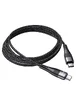 Дата кабель Hoco U99 "Vortex" Type-C to Type-C 100W (2m) Черный