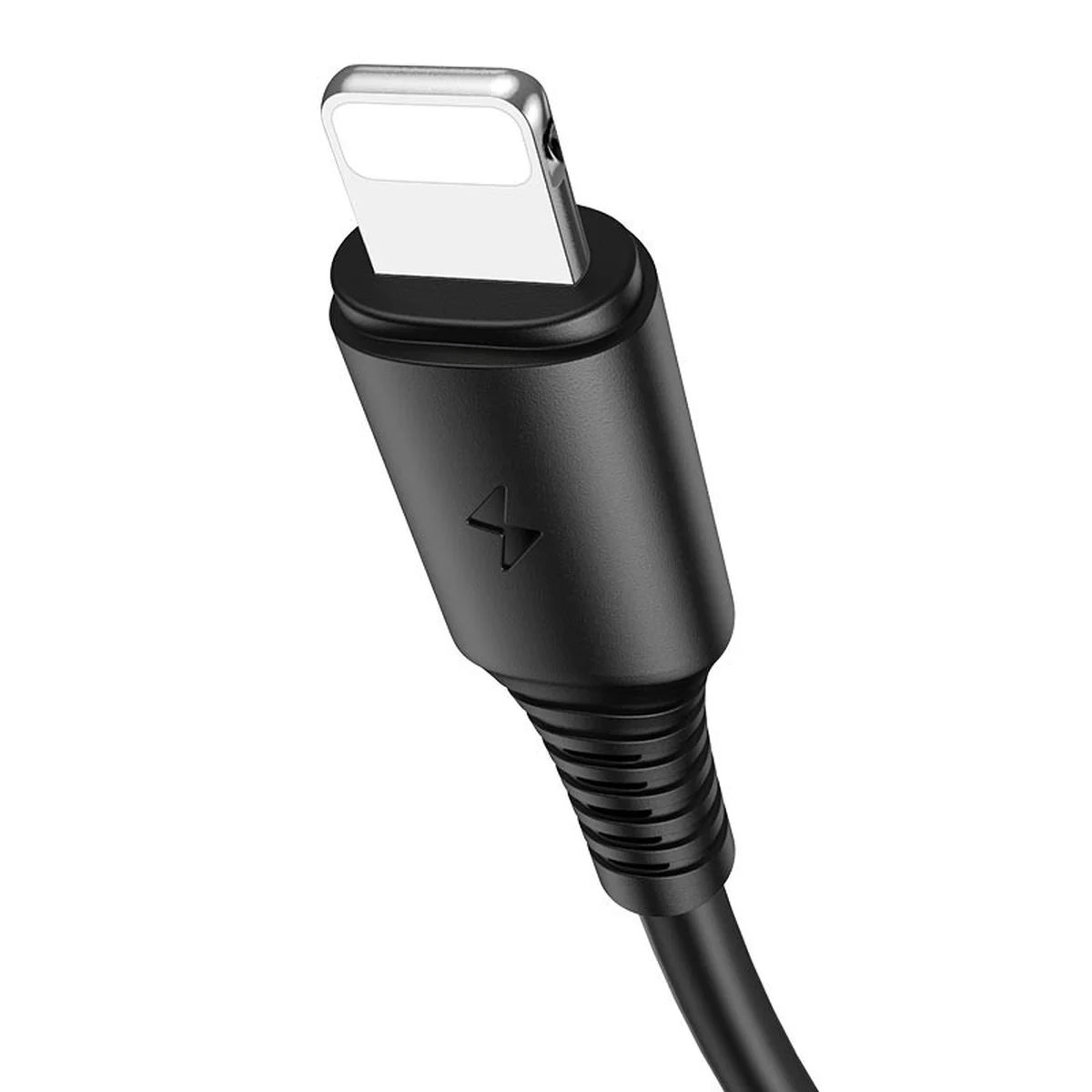 Дата кабель Borofone BX47 Coolway USB to Lightning (1m) Чорний