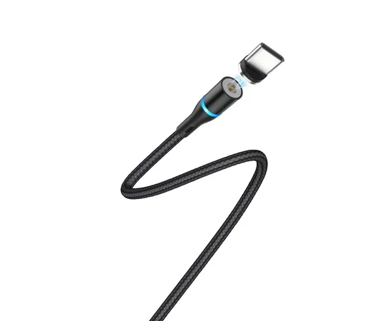 Дата кабель Borofone BU16 Skill magnetic USB to Type-C (1.2m) Черный