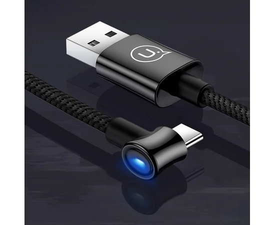 Дата кабель USAMS US-SJ341 U13 USB to Type-C (1.2m) Черный