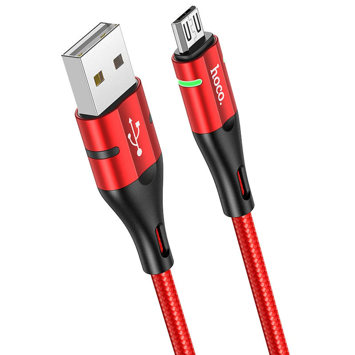 Дата кабель Hoco U93 "Shadow" MicroUSB (1.2 m) Красный