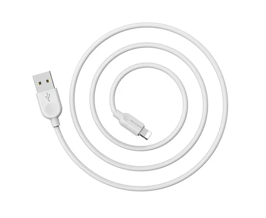 Дата кабель Borofone BX14 USB to Lightning (1m) Белый