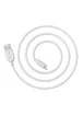 Дата кабель Borofone BX14 USB to Lightning (1m) Белый
