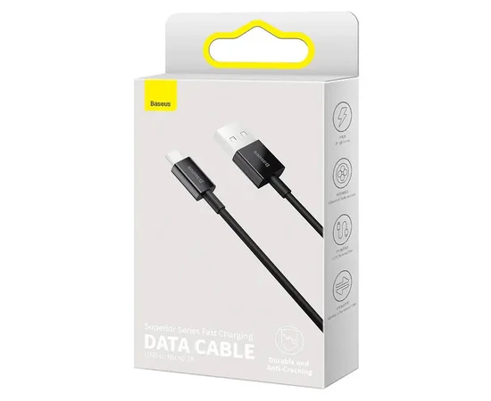 Дата кабель Baseus Superior Series Fast Charging MicroUSB Cable 2A (1m) (CAMYS) Черный
