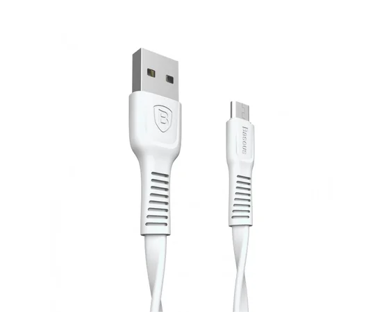 Дата кабель Baseus Tough USB to MicroUSB 2A (1m) Белый
