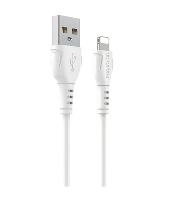 Дата кабель Borofone BX51 Triumph USB to Lightning (1m) Білий