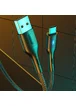 Дата кабель USAMS US-SJ460 U-Bob Series USB to Type-C Smart Power-off Cable (1.2m) Зеленый