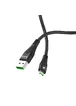 Дата кабель Hoco U53 Flash microUSB (4A) (1.2m) Черный