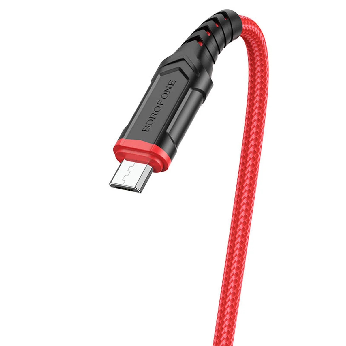 Дата кабель Borofone BX67 USB to MicroUSB (1m) Червоний