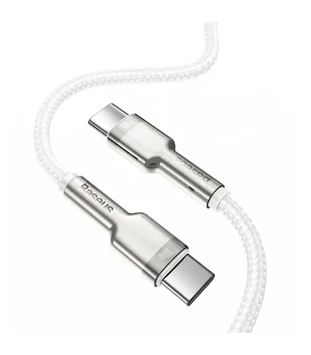 Дата кабель Baseus Cafule Series Metal Type-C to Type-C 100W (2m) Белый