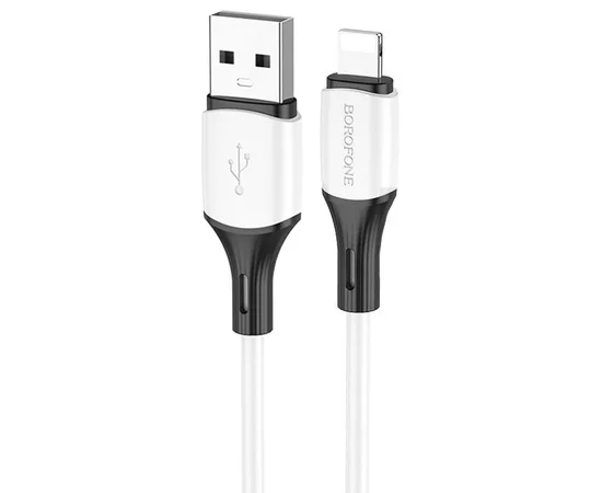 Дата кабель Borofone BX79 USB to Lightning (1m) Белый