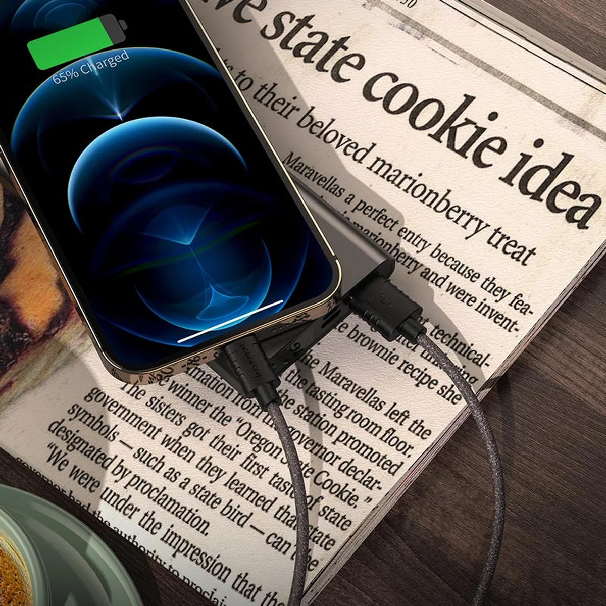 Дата кабель Borofone BX52 Airy USB to Lightning (1m) Черный