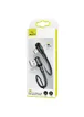 Дата кабель USAMS US-SJ458 U57 Micro Dual Right-angle Cable With Colorful Light (1.2m) Черный