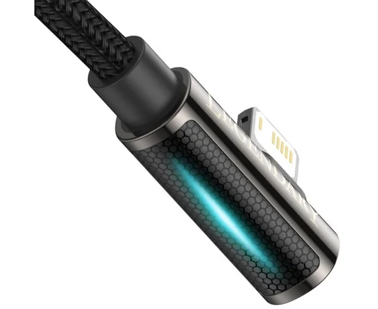 Дата кабель Baseus Legend Series Elbow USB to Lightning 2.4A (1m) (CALCS-01) Black