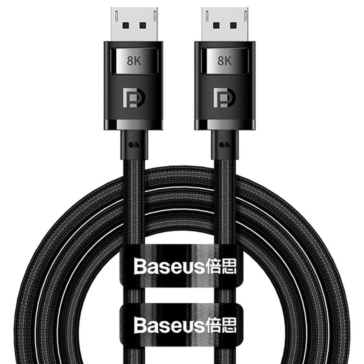 Дата кабель Baseus High Definition DP 8K to DP 8K (1m) (B00633706111-00) Cluster Black
