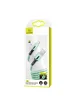 Дата кабель Usams US-SJ432 U51 Silicone USB to Micro USB (1m) Мятный