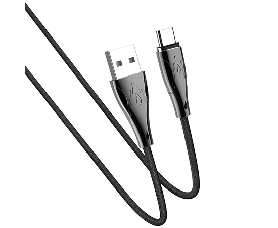 Дата кабель Hoco U75 "Blaze magnetic" Type-C (1.2М) Черный