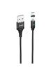 Дата кабель Hoco U76 "Fresh magnetic" MicroUSB (1.2m) Черный