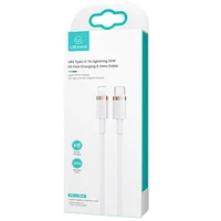 Дата кабель Usams US-SJ485 U63 Type-C To Lightning 20W PD (2m) Белый