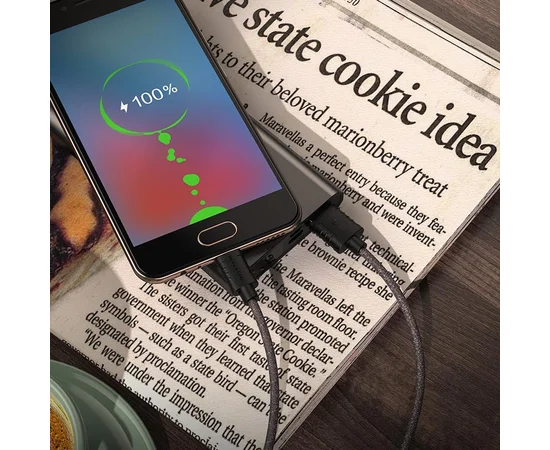 Дата кабель Borofone BX52 Airy USB to MicroUSB (1m) Черный