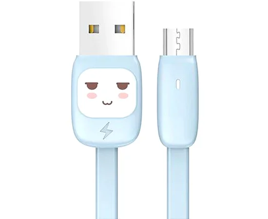 Дата кабель USAMS US-SJ233 U7 USB to MicroUSB (1.2m) Голубой