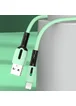 Дата кабель Usams US-SJ431 U51 Silicone USB to Lightning (1m) Мятный